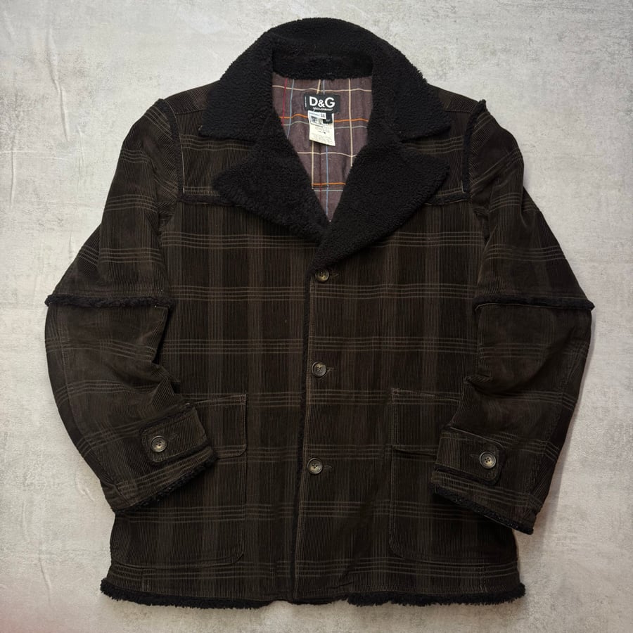 Image of 90s Dolce & Gabbana Corduroy Jacket, size medium