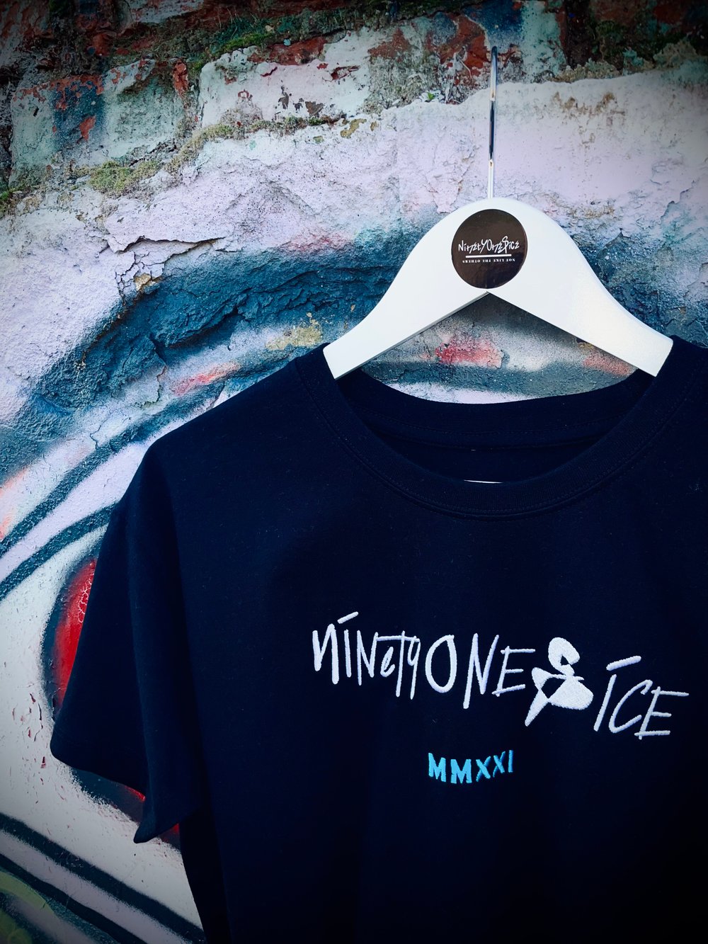 Image of Black / White Script tee