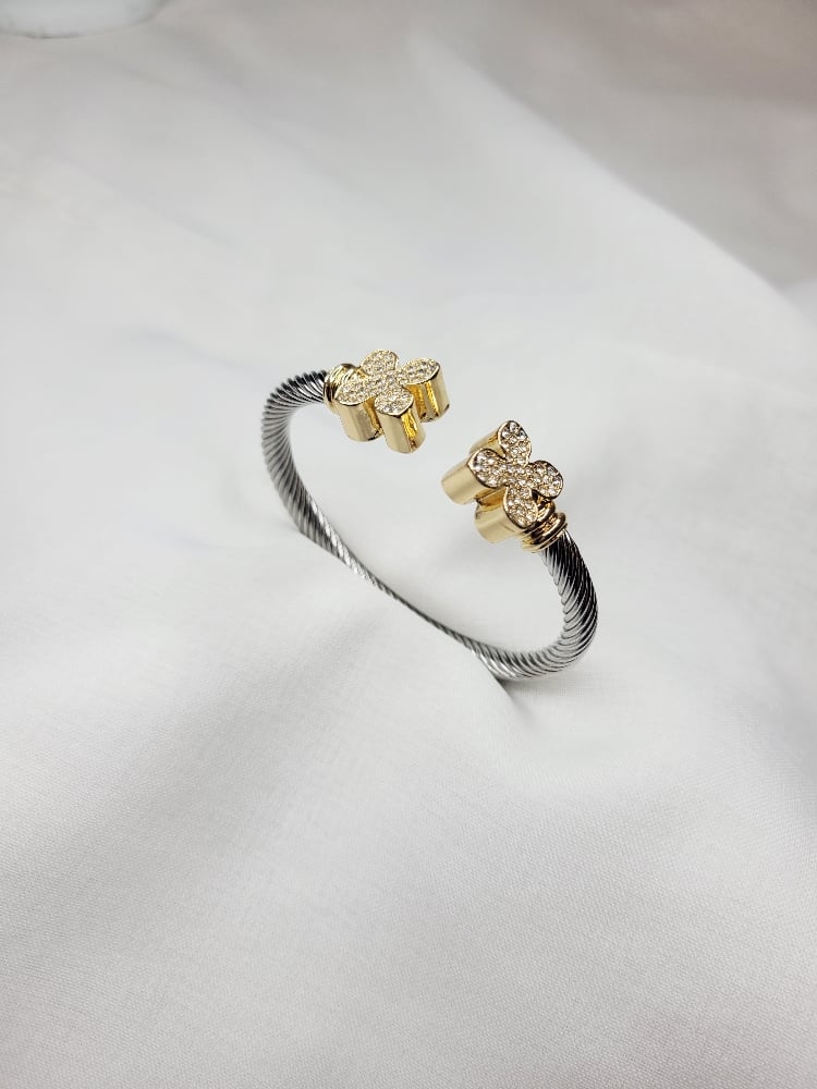 Image of Clover Cable Bracelet 