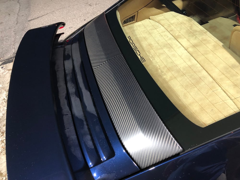 Porsche 997 GT2 RS Carbon Fiber Rear Filler Trim