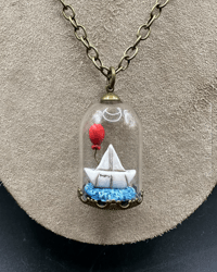 Image 6 of S.S. Georgie Glass Dome Necklace