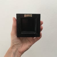 Image 4 of Tooth Four Linocur Print On Wooden Panel