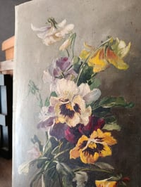 Image 4 of Peinture bouquet de pensées 