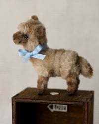 Image 3 of pipe cleaner Toffee the alpaca