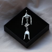 Image 1 of Three part wiggler in silver 