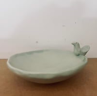 Image 2 of Animal Dish - Aqua Bird 