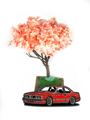 Image of KUWTB Kustoms x Vintage Bimmer E24 M6 Henna Red