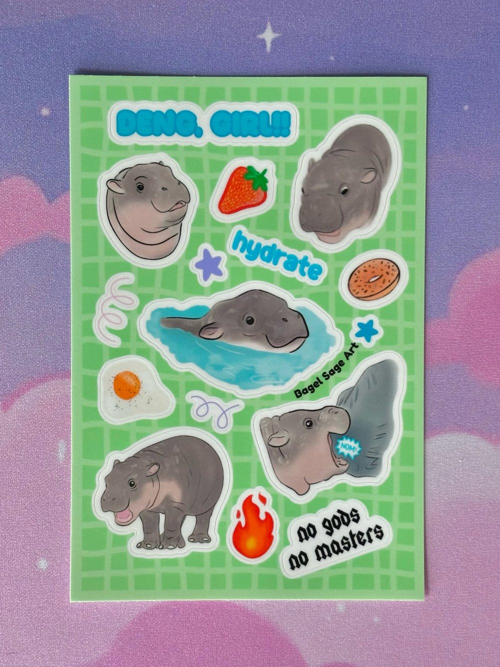Image of Deng Girl Sticker Sheet