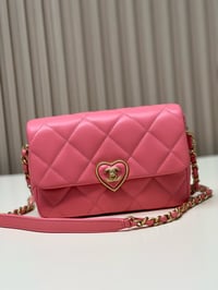 Image 3 of CC Heart Button Bag