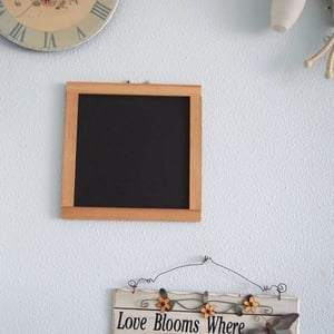 Square Chalkboard with Coloured Frame