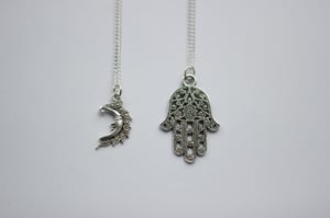 Image of Silver plated charm necklace *NEW*