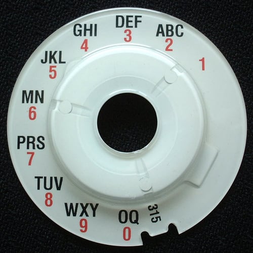 Image of Replacement Dial Plates No 10 or No.12