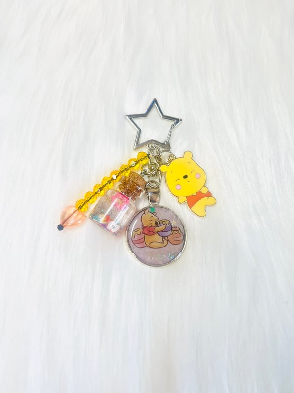 Image of Pooh inspired keychain