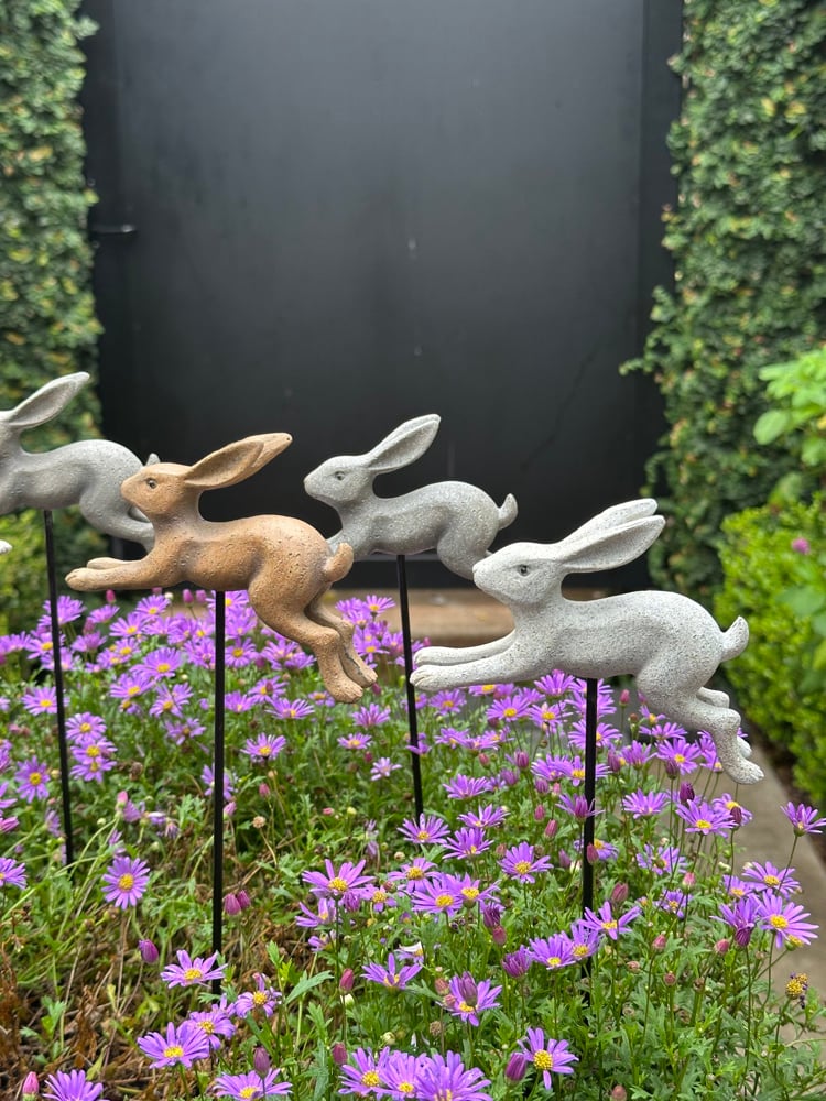 Image of Leaping Bunny Stake