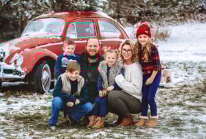 Image of Red VW Christmas Mini Sessions