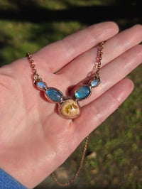 Image 3 of Electroformed Jelly opal necklace 15