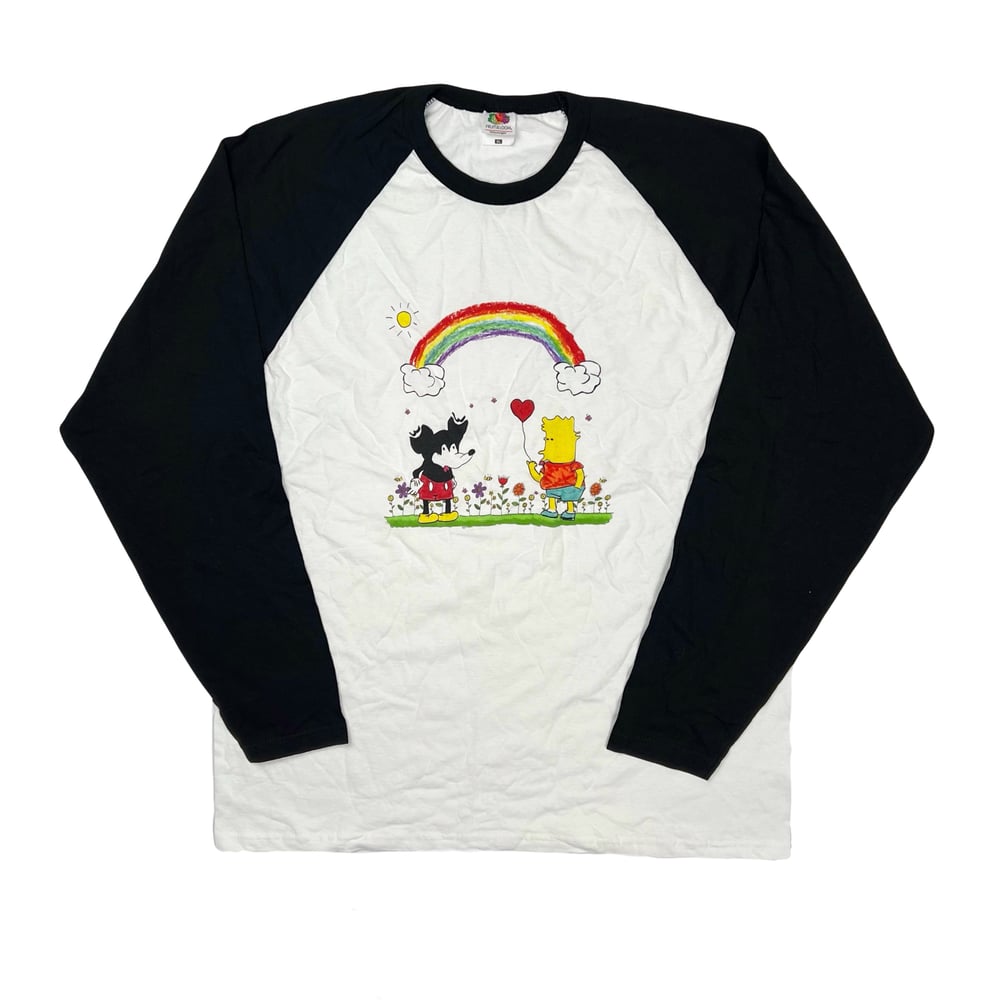 Image of Unreleased "love Is love" baseball t-shirt