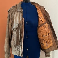 Image 12 of painted Vintage Leather Jacket