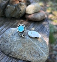 Image 4 of Turquoise post earrings 