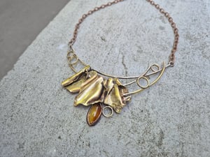 Bullet cussings and citrine necklace 