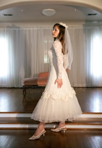 Image 4 of 1950s Trumpet Midi Dress