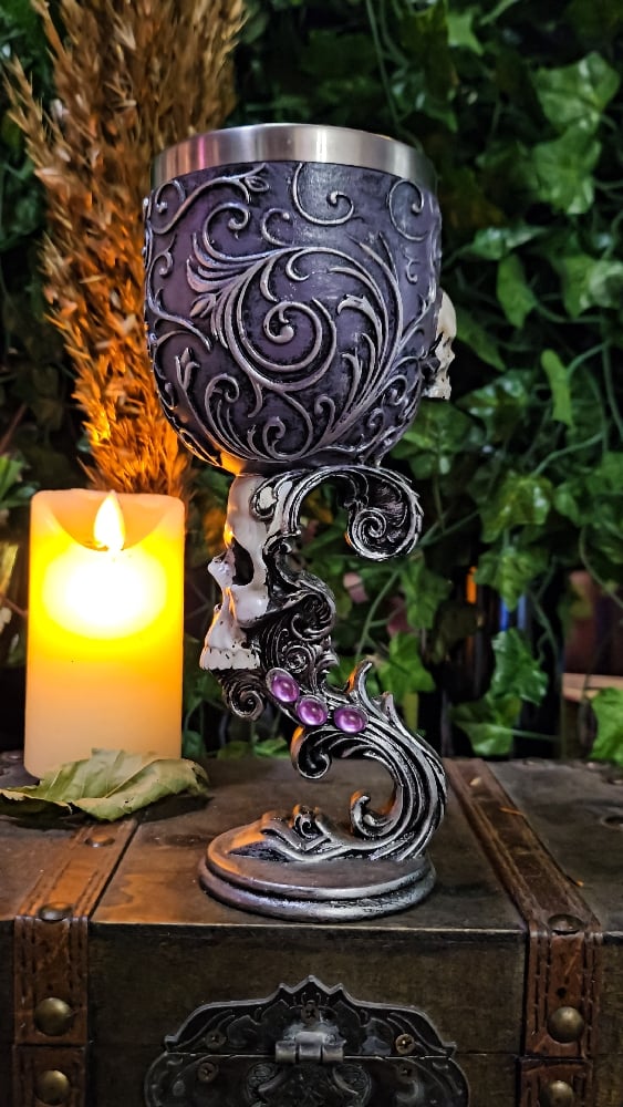 👑The Armored Kingdom Final Toast of Valor Skull Goblet🦴🩻