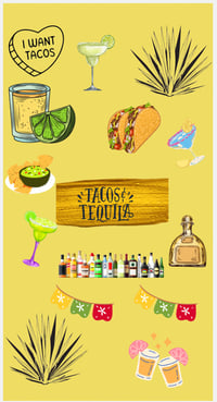 Tacos & Tequila  Sticker Sheet