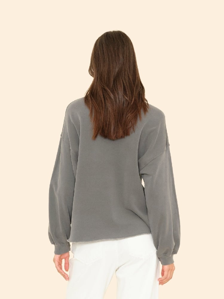 Image of XIRENA HONOR SWEATSHIRT ASPHALT