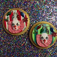 Image 1 of Golden Xmas wall plaques