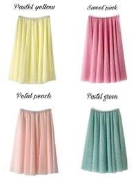 Image 3 of Tulle collection :Two layers tulle rehearsal circle skirt ( ready to ship)