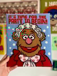 Image 1 of Fozzie Bear needlepoint kit 
