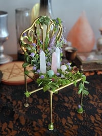 Image 2 of Antique Chair Crystal Garden 