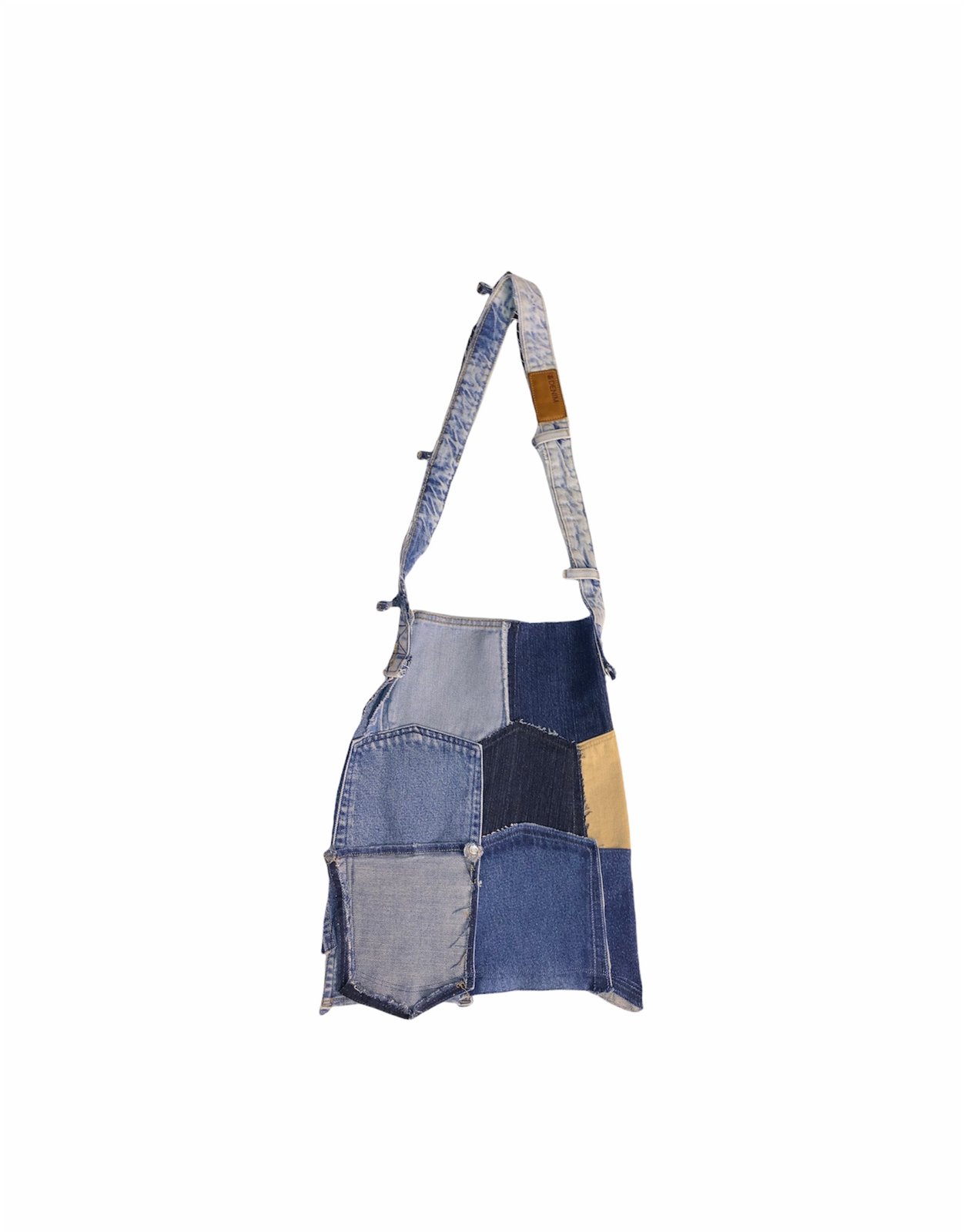 denim pocket purse