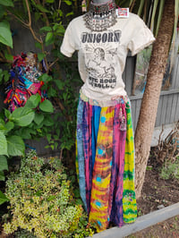 Image 2 of SAMPLE  - Paros maxi skirt waist 42 inches not tied, ties to tiny size