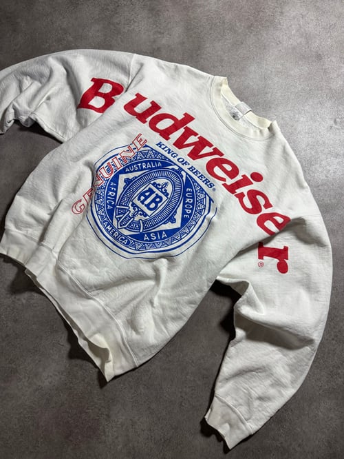 Image of 1990s Budweiser Sweatshirt, Size Large