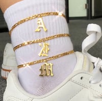 Image 1 of Custom Initial Anklet 