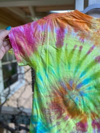 Image 5 of SMALL Shrimply Irresistible Tie Dye Shirt H24