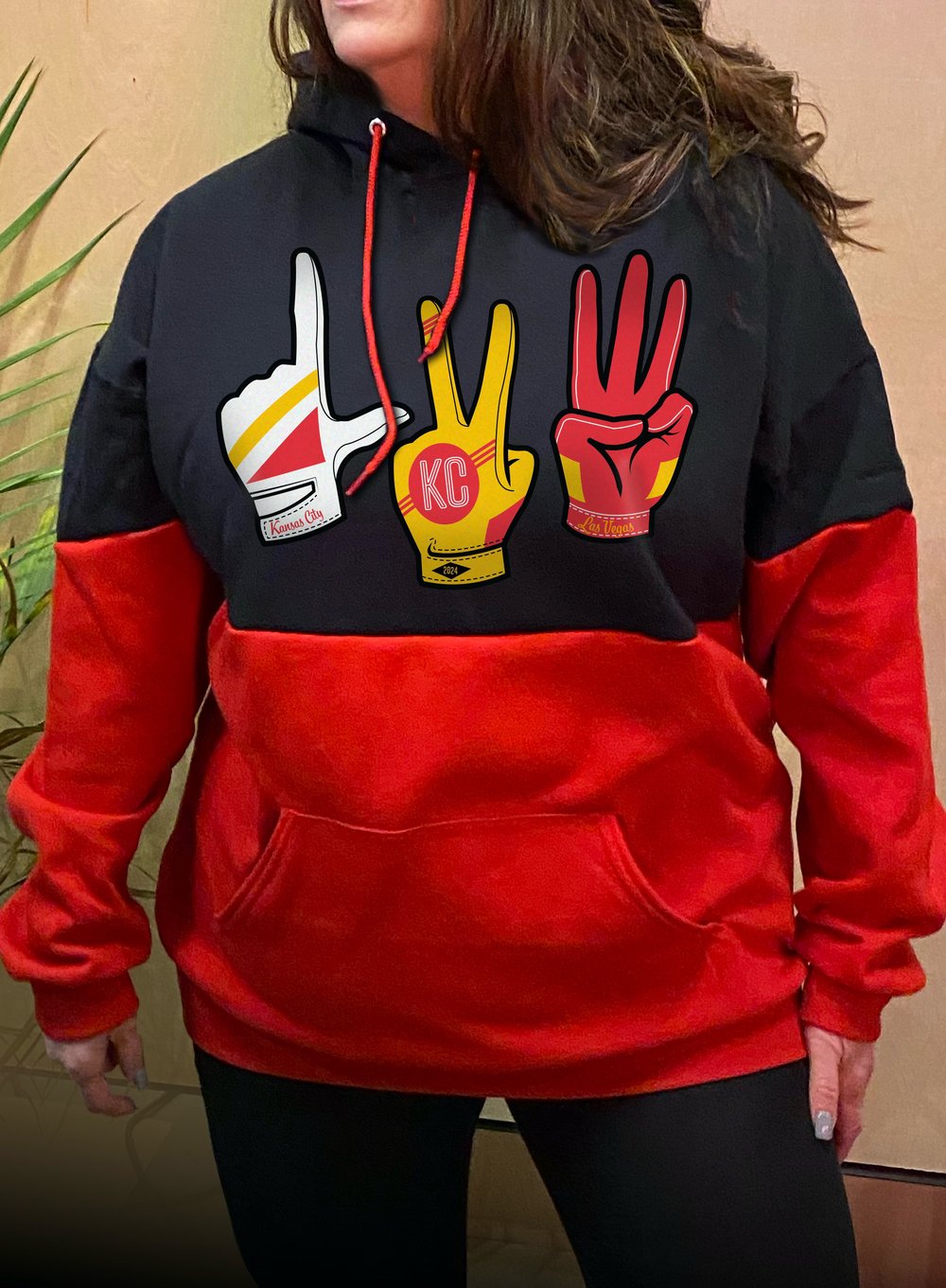 Image of KC Catches LVIII Vibes Hoodie