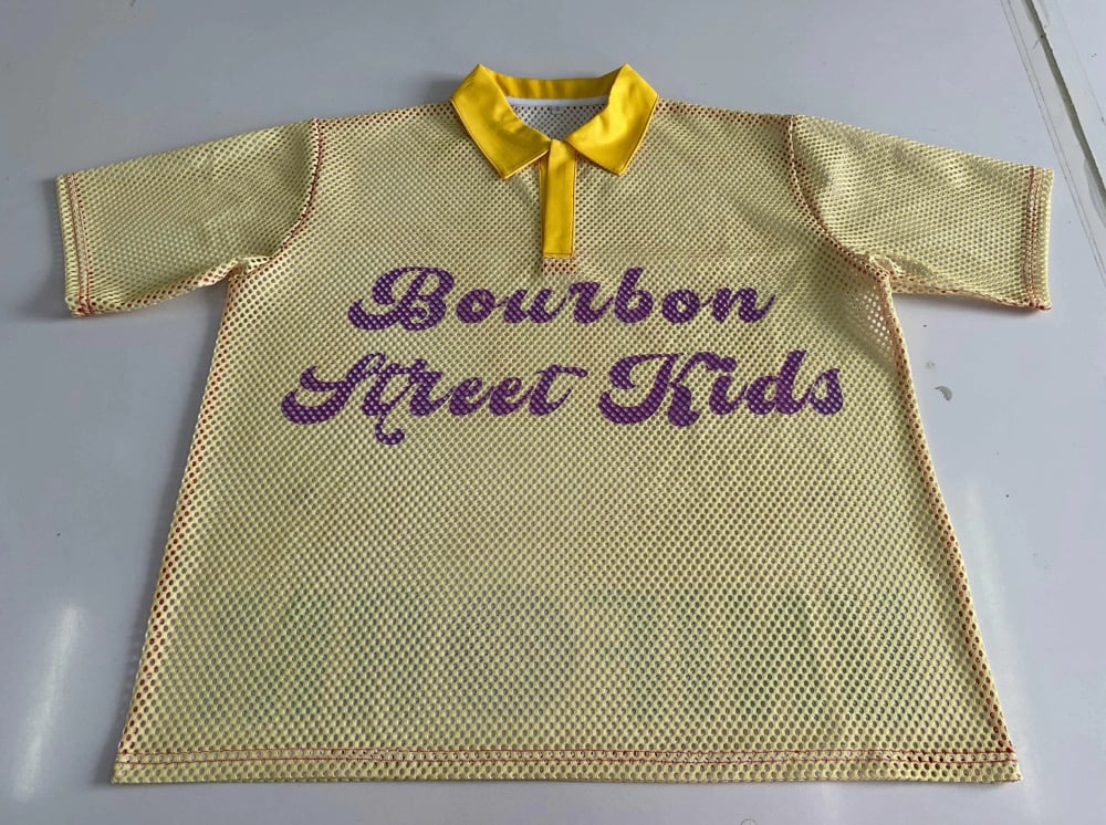 Image of BOURBON STREET KIDS MESH COLLAR SHIRT 🥁