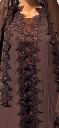 Image 17 of  Lace 2 Piece Abaya 