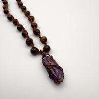 Image 2 of Lepidolite Crystal Car Charm