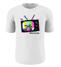 Mens T-shirt - White 2D Logo