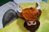 Image 2 of SECONDS-  highland cow brooch
