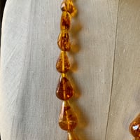 Image 3 of Baltic Amber Teardrop Necklace