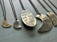 Image 17 of Stone Mountain turquoise necklace with Bukowski quote