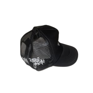Image of Ghost Trucker Hat in Black