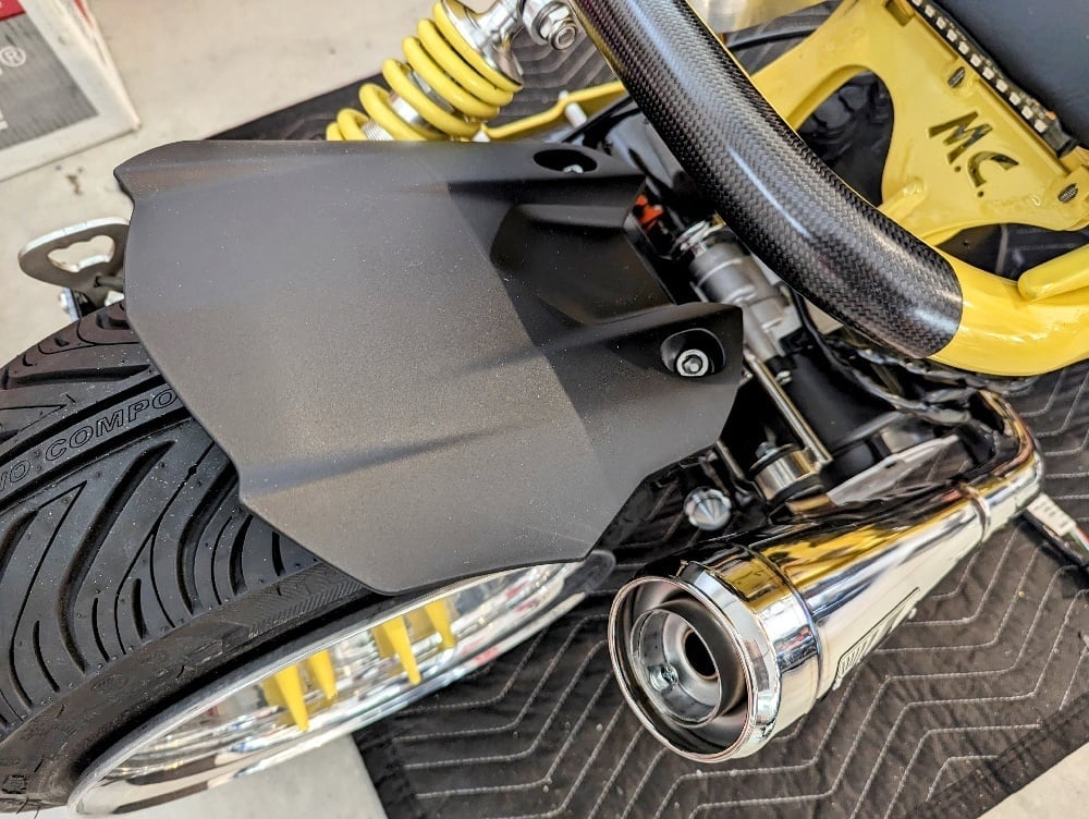 Honda Ruckus Carbon Fiber Rear Frame Cover