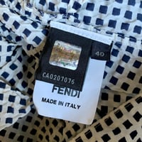 Image 12 of Fendi Checkered Polyamide Dress Small