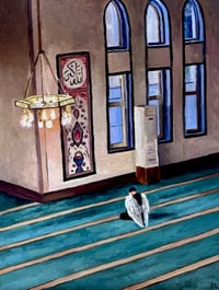 Before Flying Original Oil Painting 