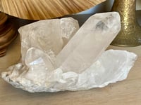 Image 17 of Large Clear Quartz Points Cluster Statement Piece #2068